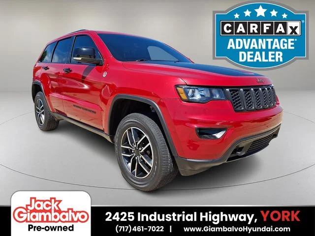 Used 2020 Red Jeep Trailhawk image 1