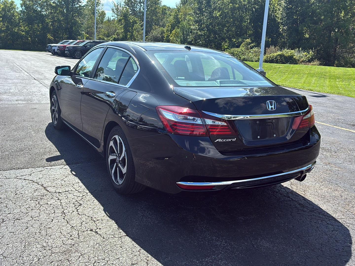 Used 2017 Crystal Black Pearl Honda EX image 26