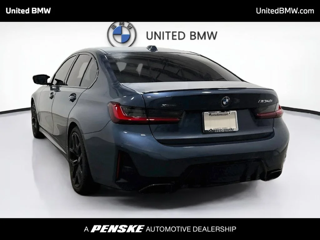 Certified Used 2025 Arctic Race Blue metallic BMW M340i xDrive image 7