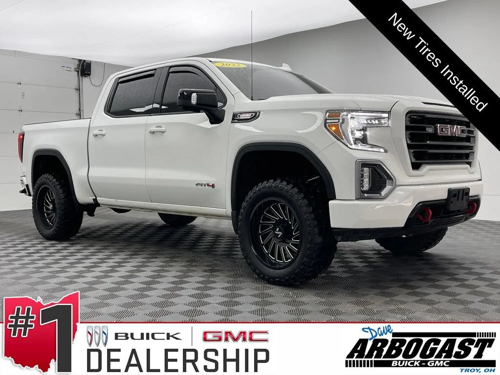 Used 2022 Summit White GMC AT4 image 1