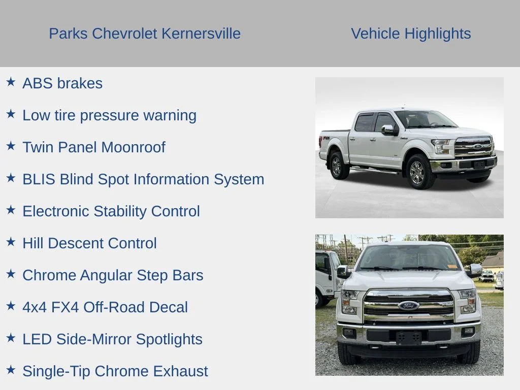Used 2015 White Ford Lariat image 27