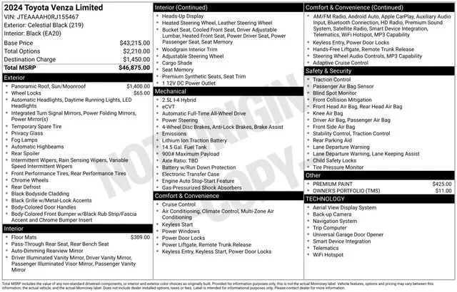 Certified Used 2024 Black Toyota Limited image 35