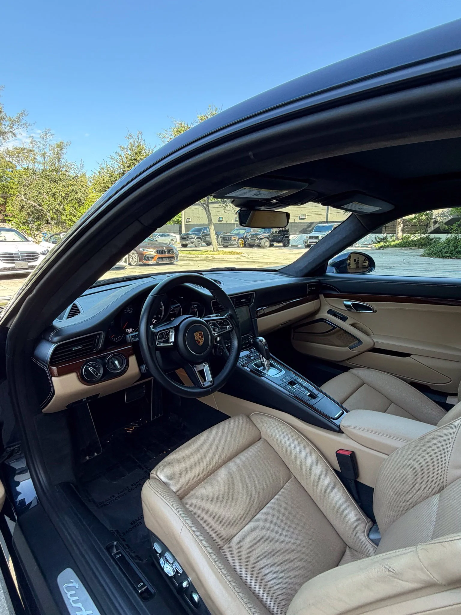 Used 2018 Blue Porsche Turbo S image 7