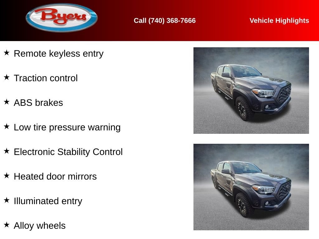 Used 2020 Magnetic Gray Metallic Toyota TRD Off-Road image 10