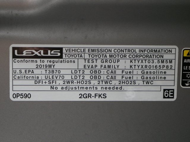 Used 2019 Atomic Silver Lexus 350 FWD image 34
