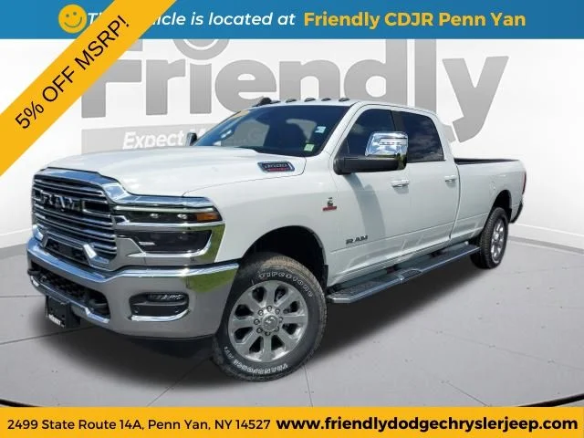 New 2026 Bright White Clear-Coat Exterior Paint RAM Laramie image 1