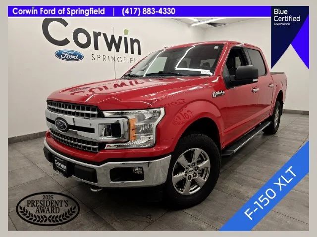 Certified Used 2018 Race Red Ford XLT image 1