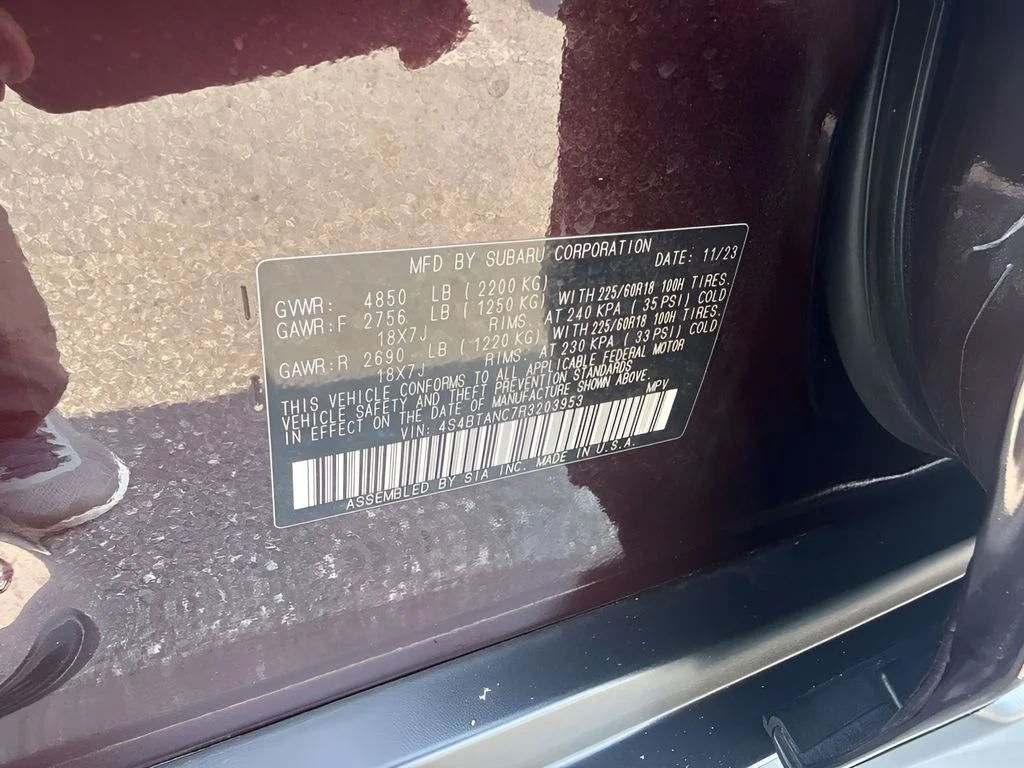 Used 2024 Red Subaru Limited image 30