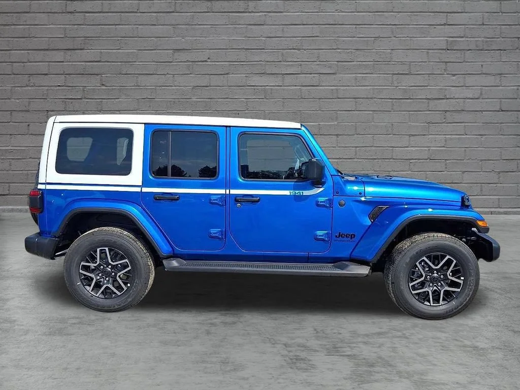 New 2027 Hydro Blue Pearlcoat Jeep Sahara image 9