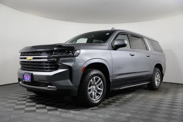 Gray (Satin Steel Metallic) 2022 Chevrolet Suburban LT 4WD SUV / Crossover Four-Wheel Drive