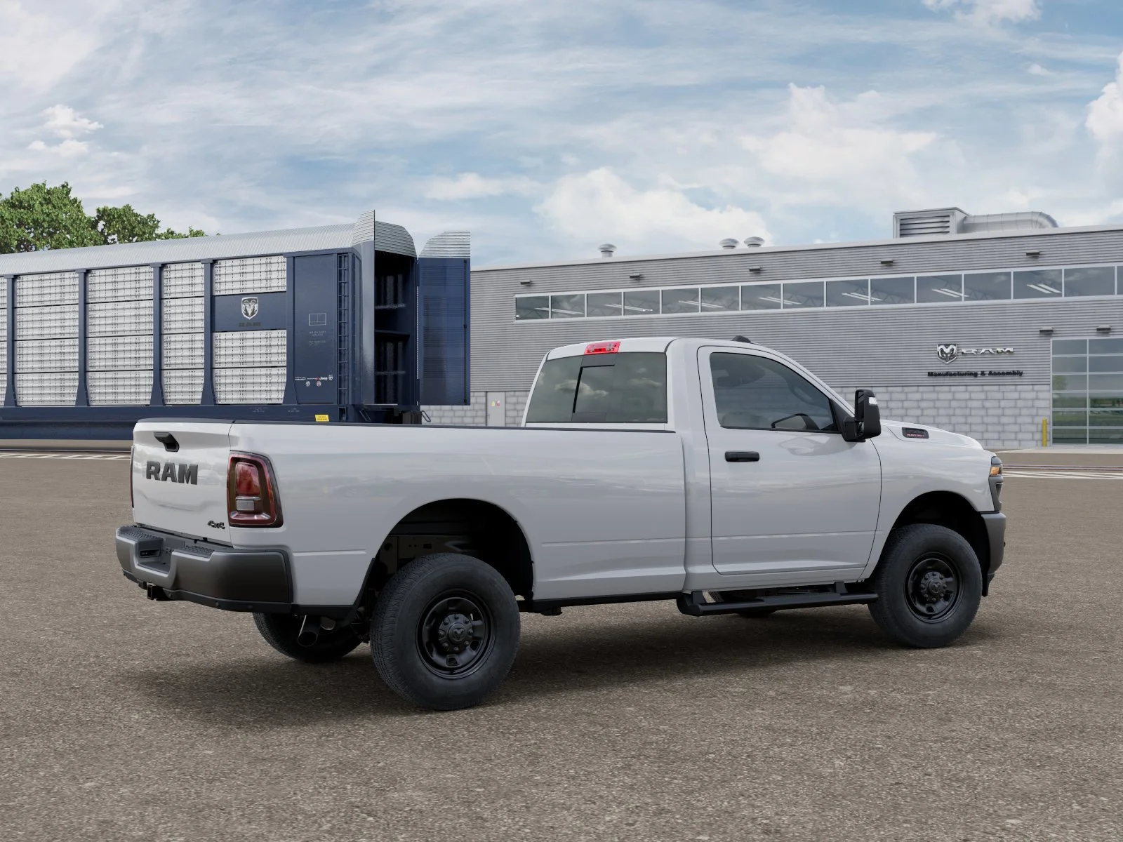 New 2026 Bright White Clear-Coat Exterior Paint RAM Tradesman image 3