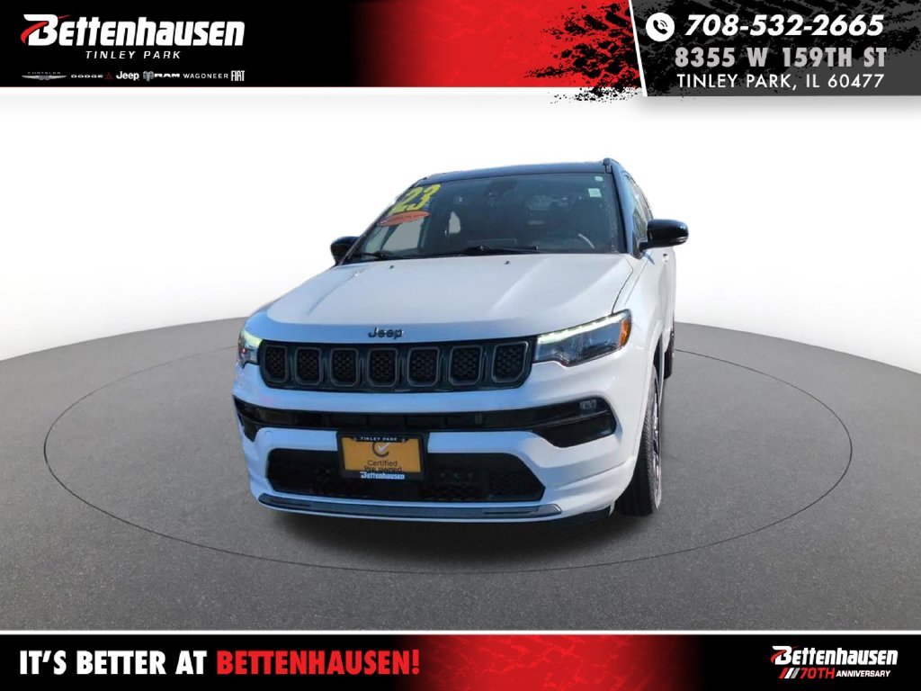Certified Used 2023 Bright White Clearcoat Jeep High Altitude image 14
