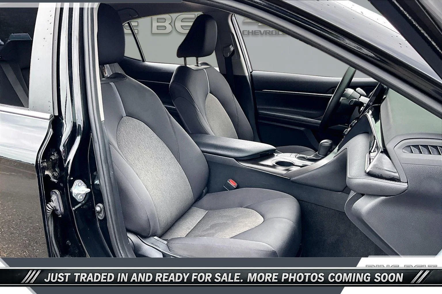 Used 2023 Midnight Black Metallic Toyota LE image 6