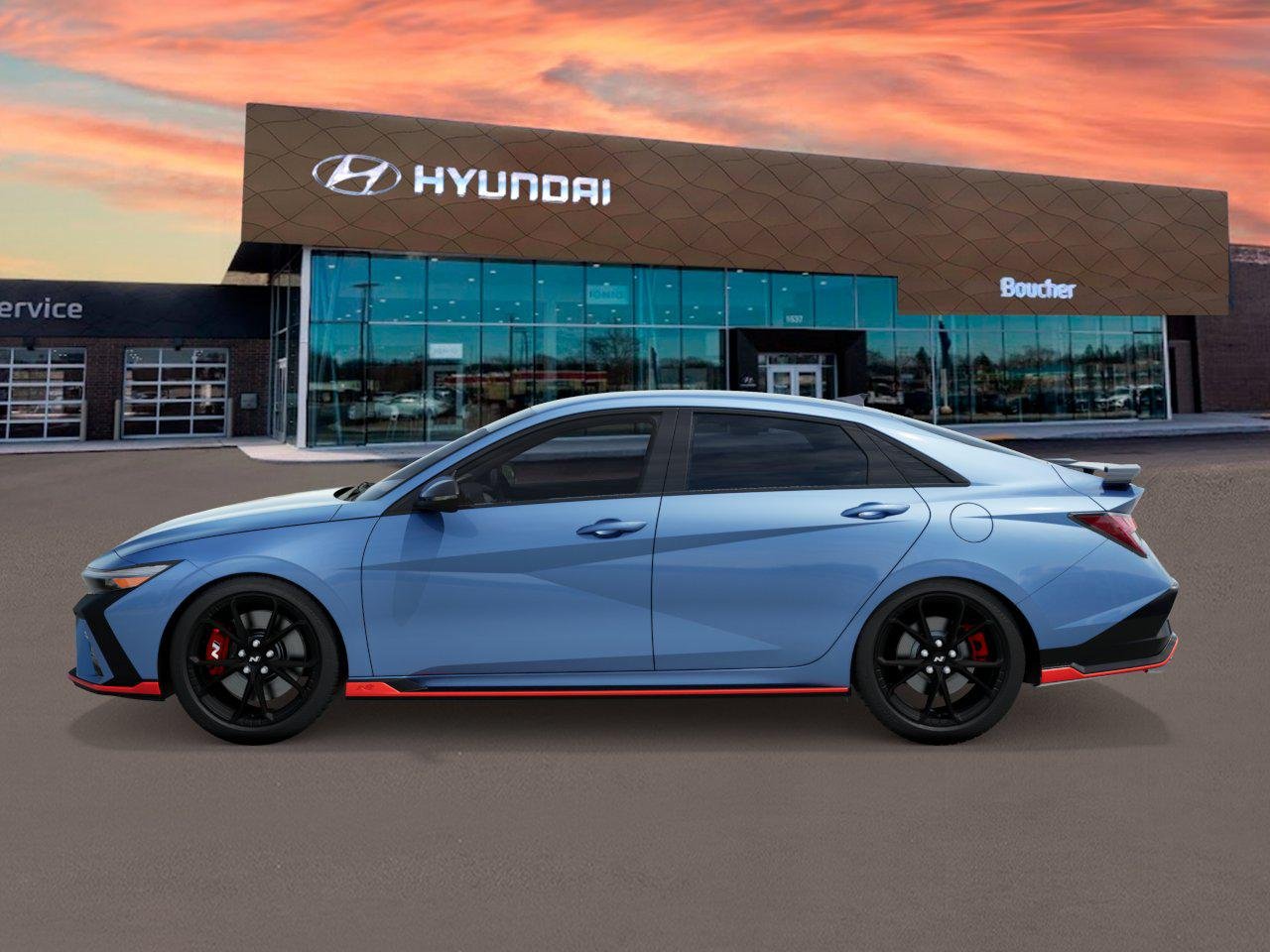 New 2026 Performance Blue Hyundai Sedan image 3