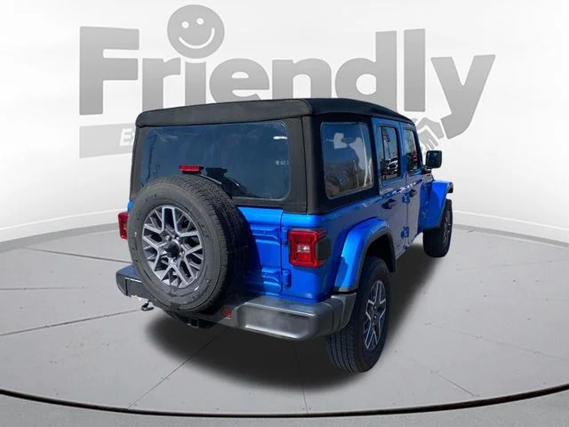 Used 2024 Blue Jeep Sahara image 5