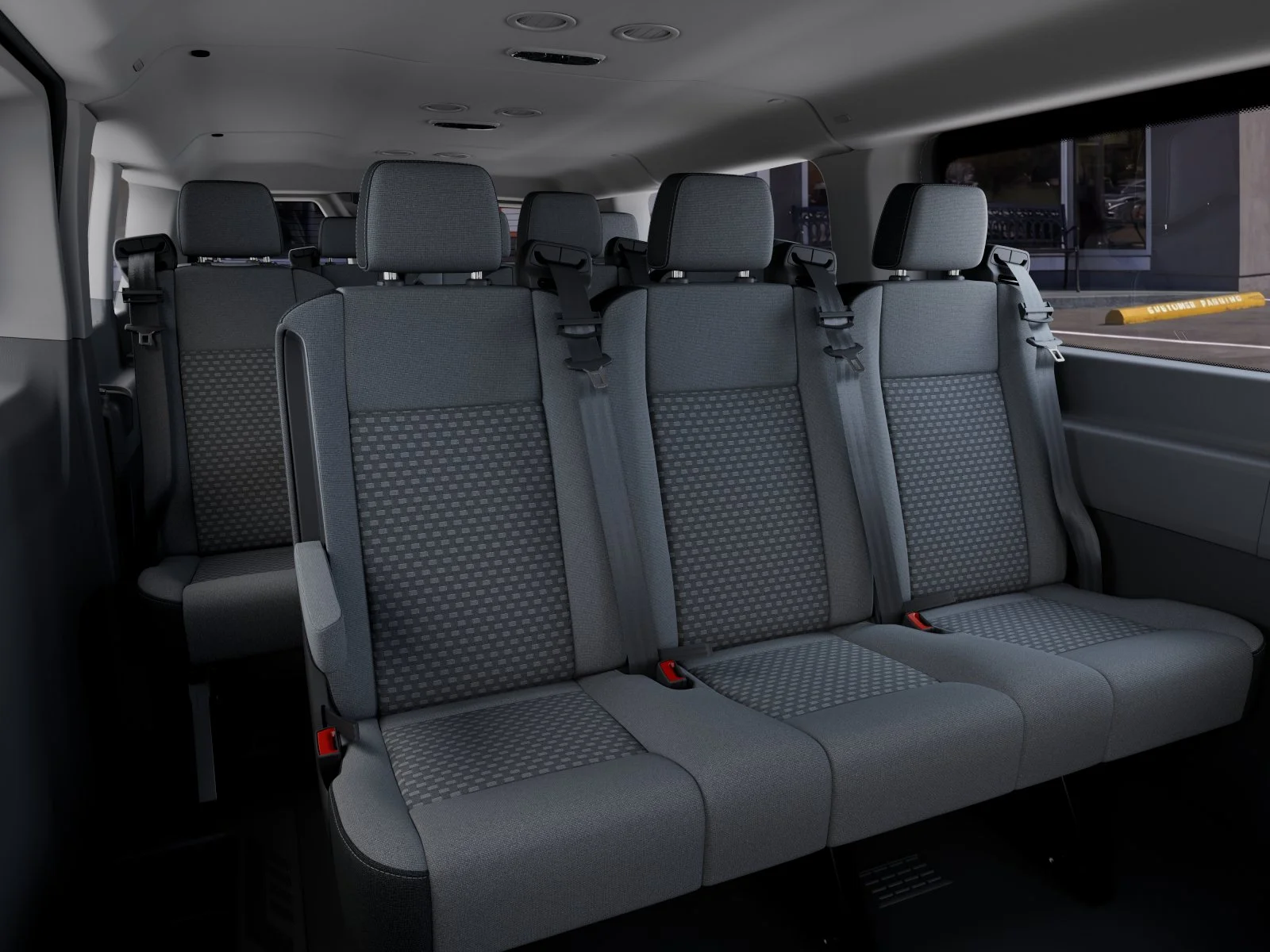 New 2027 Carbonized Gray Metallic Ford Passenger Van XLT image 11