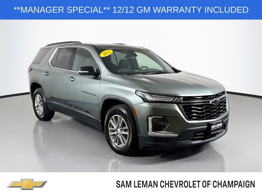 Used 2022 Green Chevrolet LT image 1