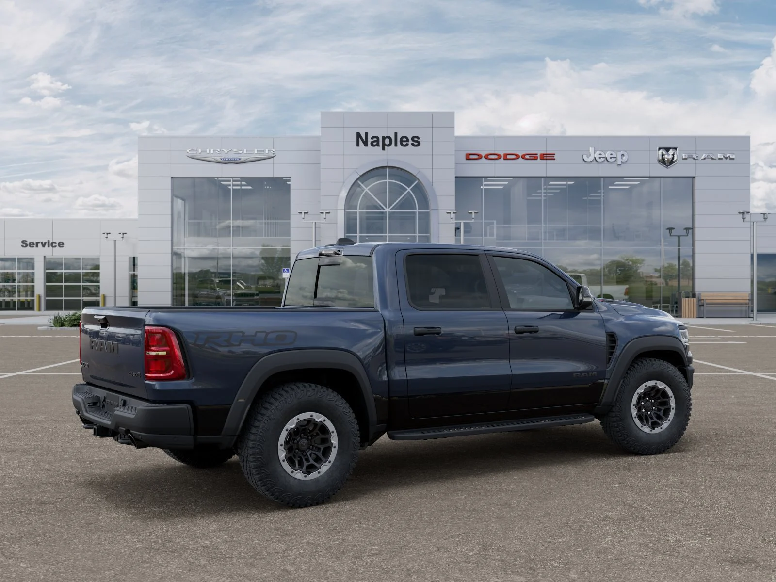 New 2026 Forged Blue Metallic Exterior Paint RAM RHO image 4