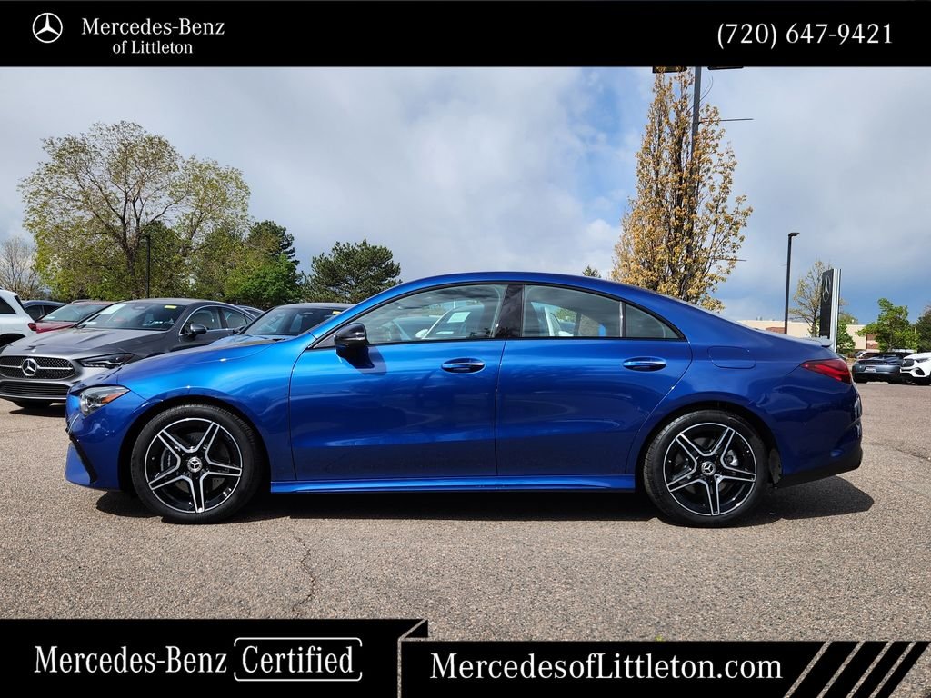Certified Used 2025 Blue Mercedes-Benz CLA 250 image 4