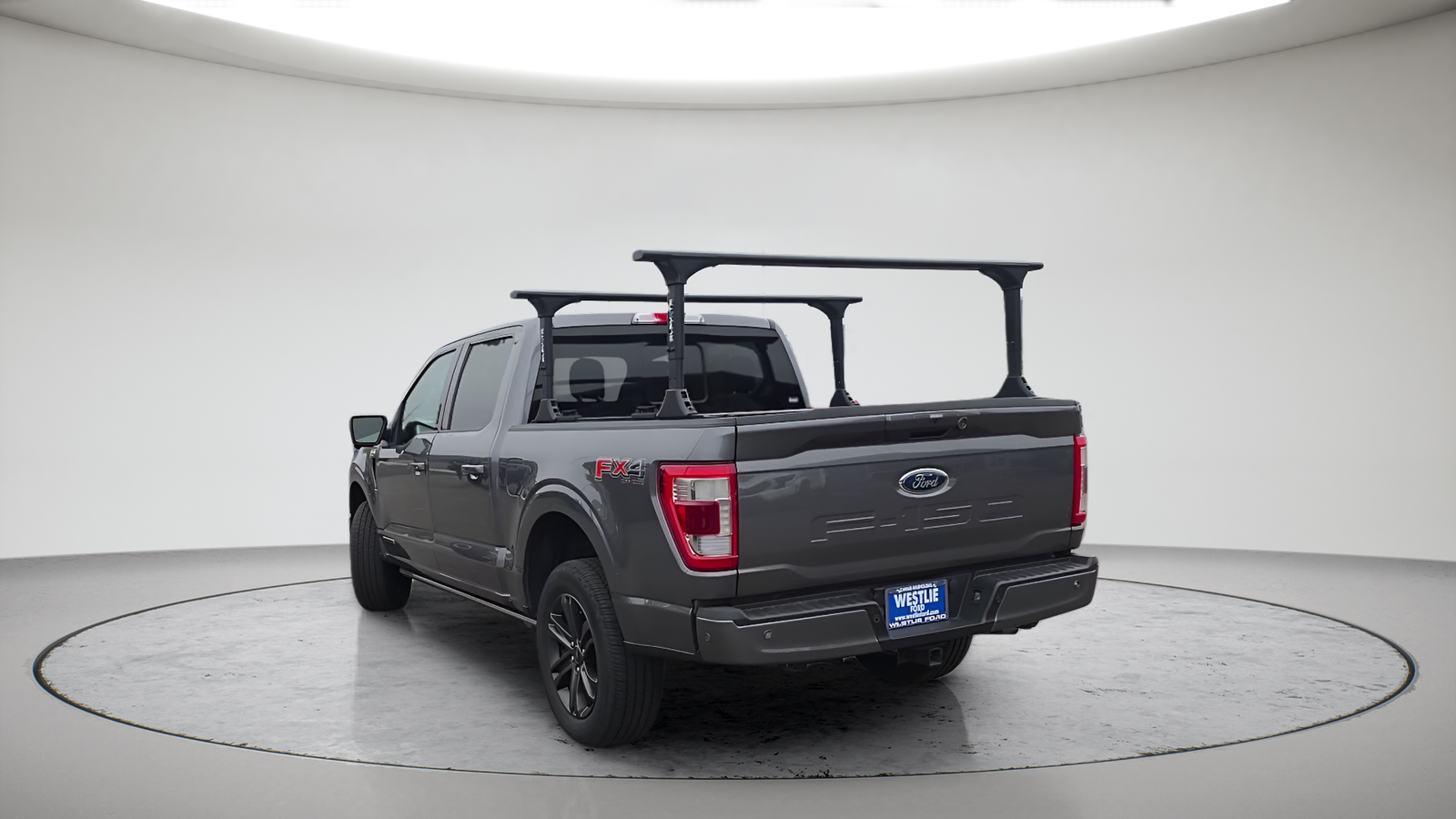Used 2021 Carbonized Gray Metallic Ford Lariat image 9