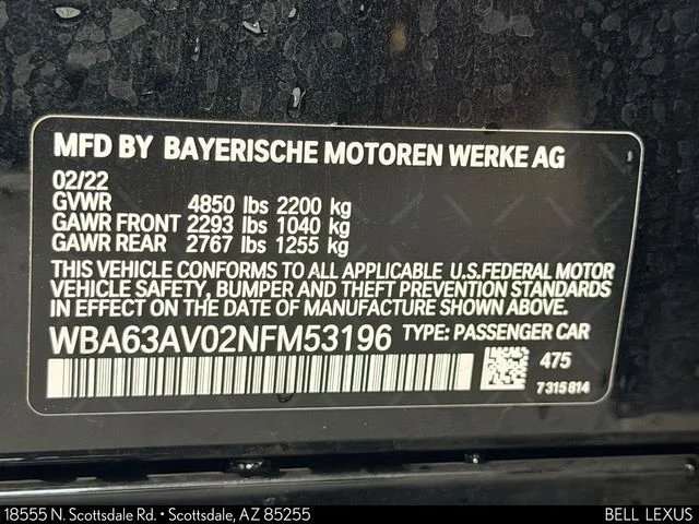 Used 2022 Black BMW 430i Gran Coupe image 32