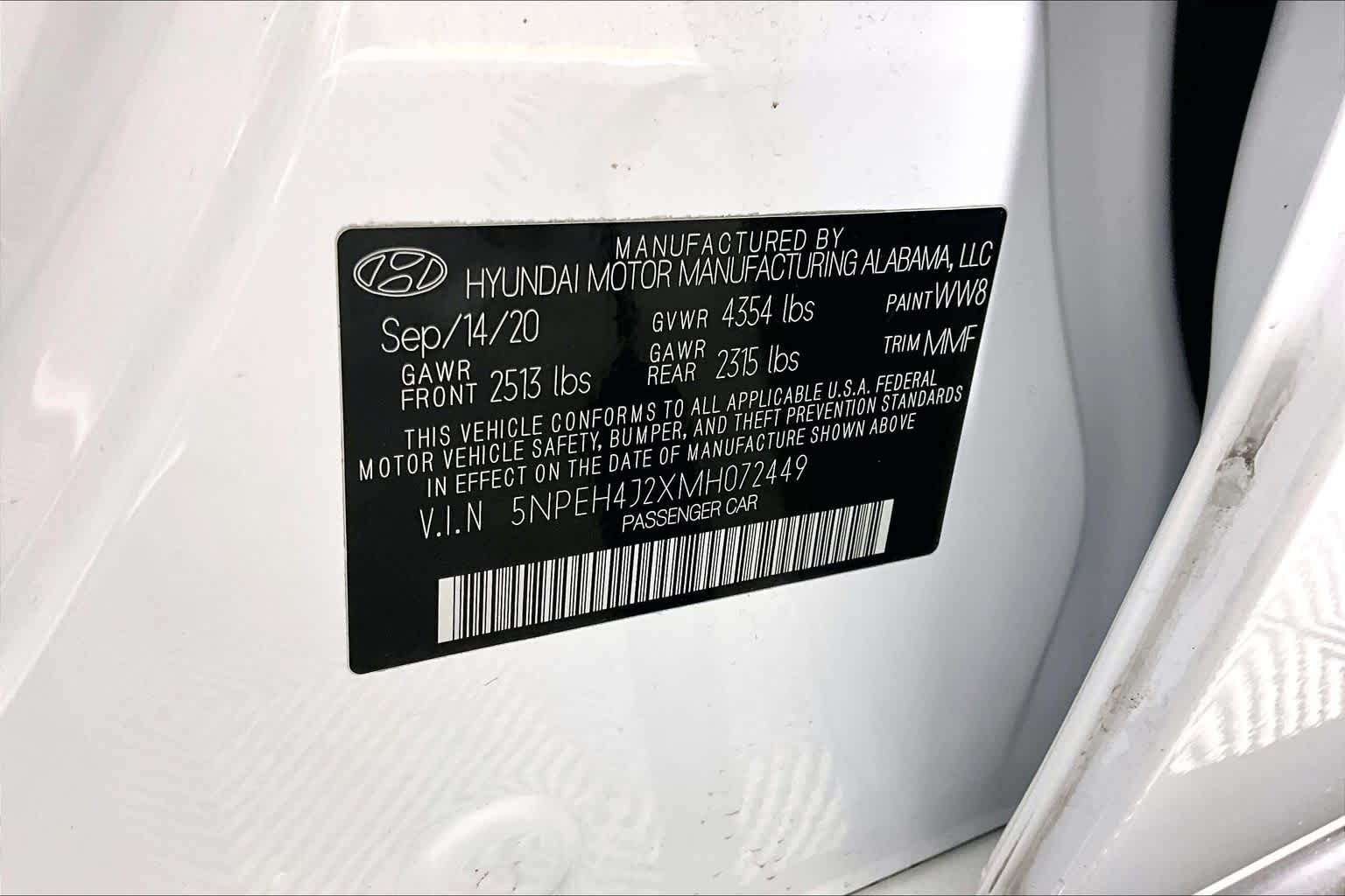 Used 2021 Quartz White Hyundai Limited image 34