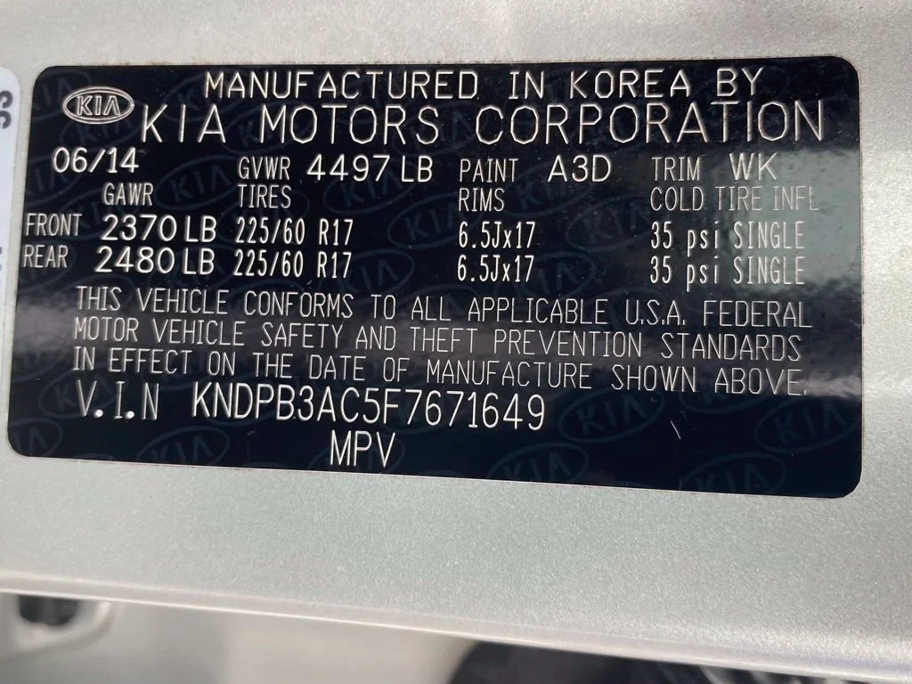 Used 2015 Silver Kia LX image 15