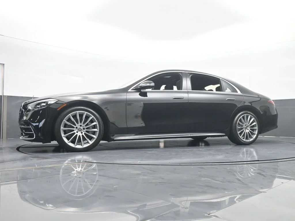 Used 2021 Obsidian Black/designo Diamon White Mercedes-Benz S 580 image 66