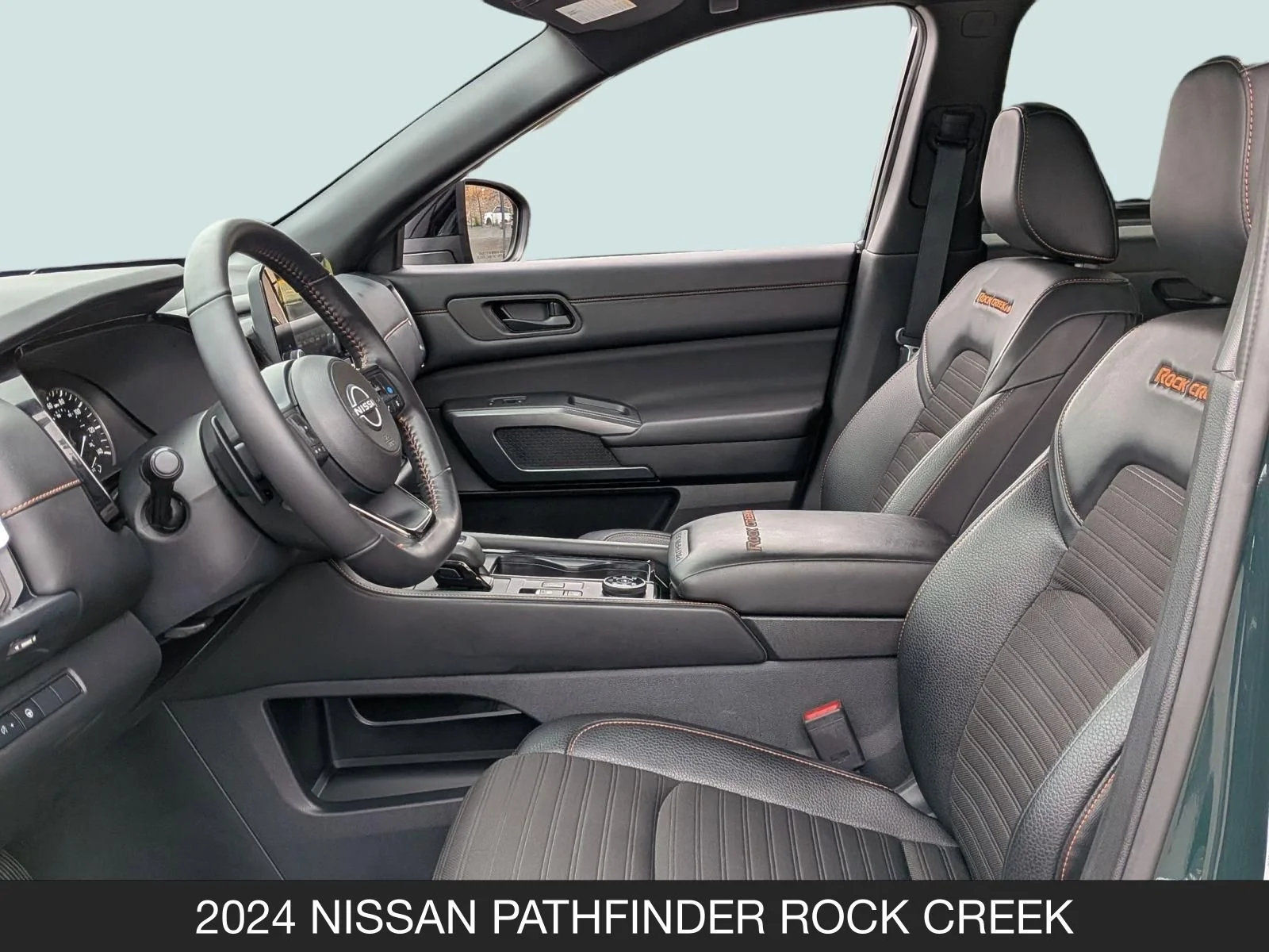 Used 2024 Obsidian Green Pearl/Super Black Nissan Rock Creek image 14