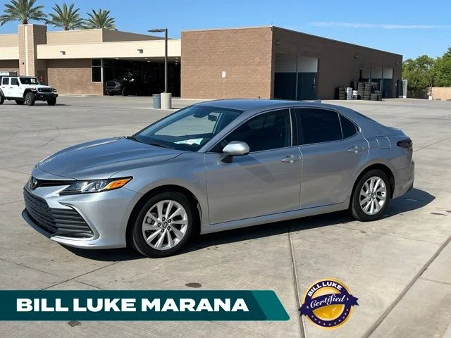 Certified Used 2024 Silver Toyota LE image 1