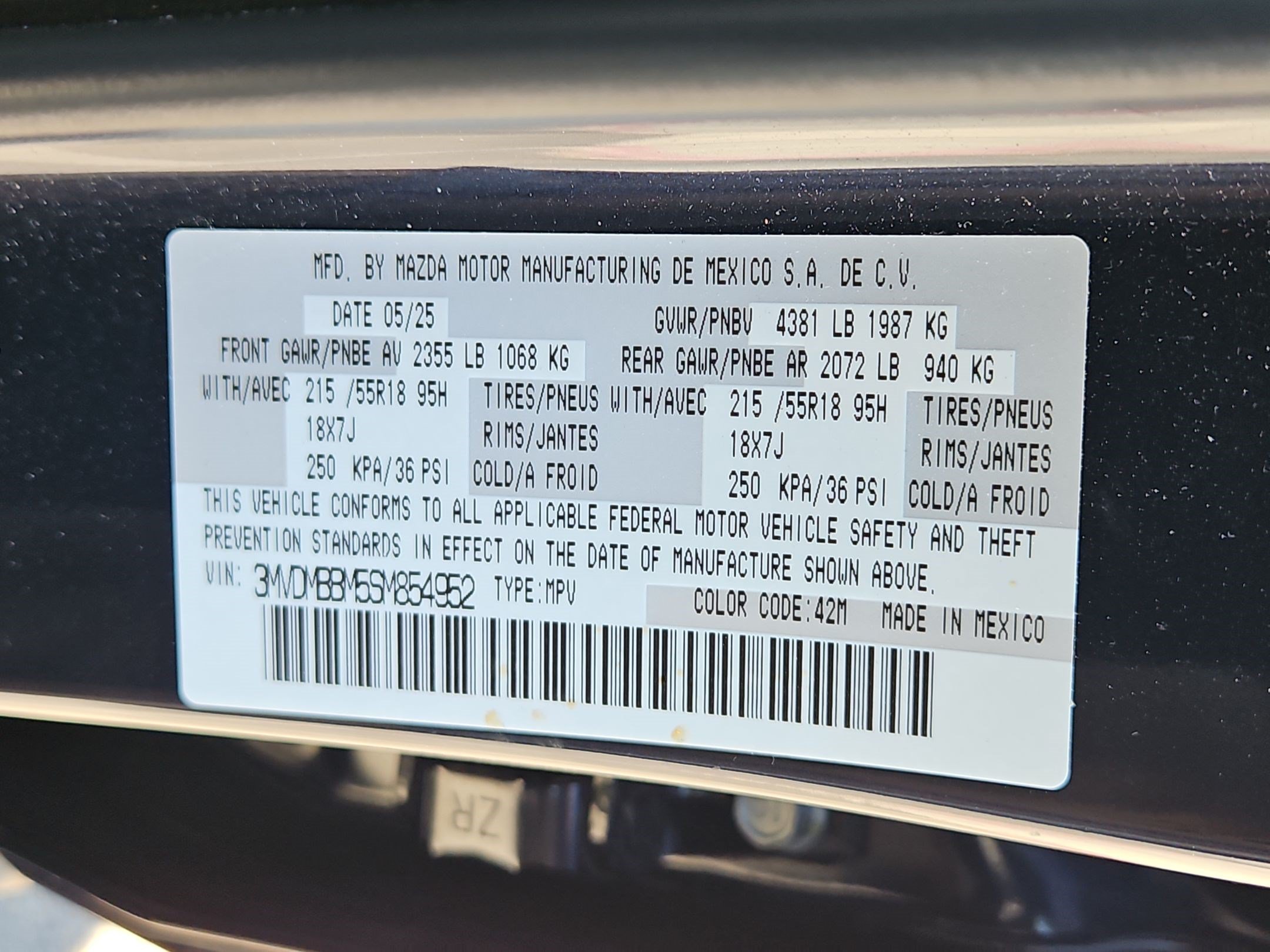 Used 2025 Deep Crystal Blue Mica Mazda 2.5 S Select Sport image 32