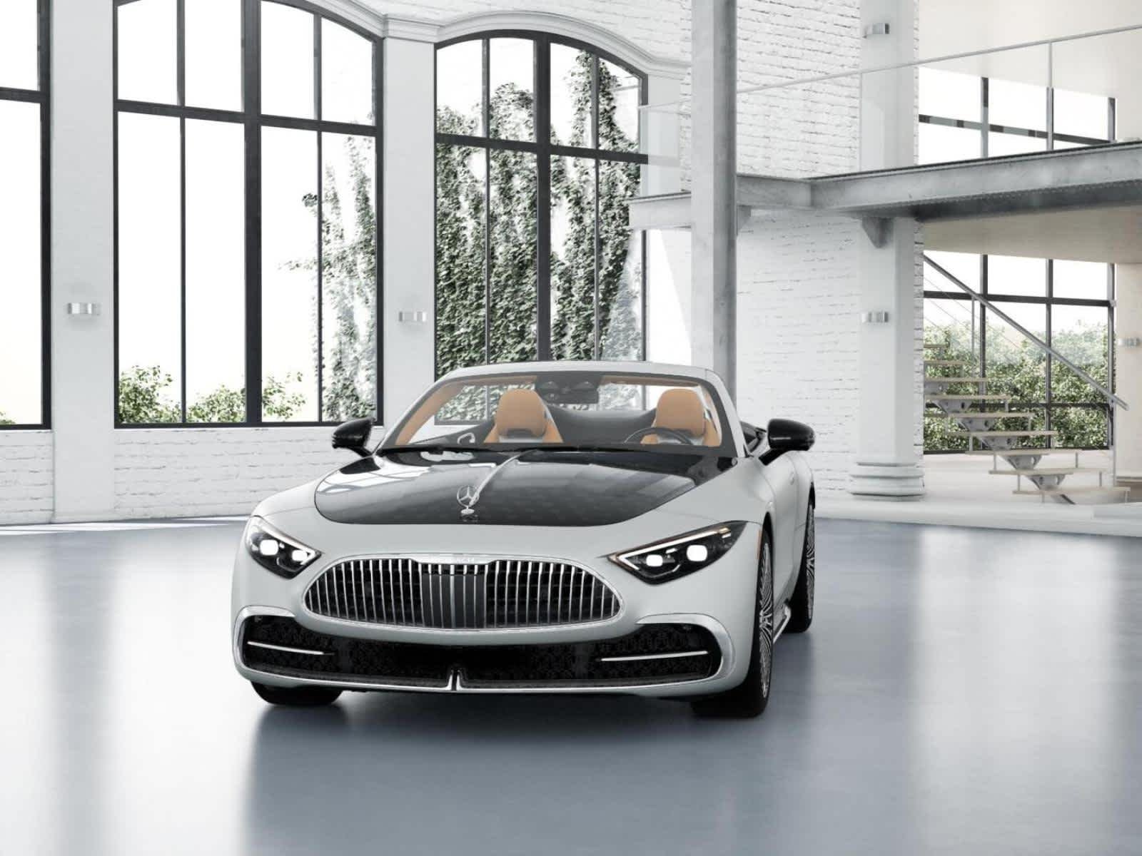 New 2027 MANUFAKTUR Moonlight White Magno Mercedes-Benz Maybach SL 680 Monogram Series image 41