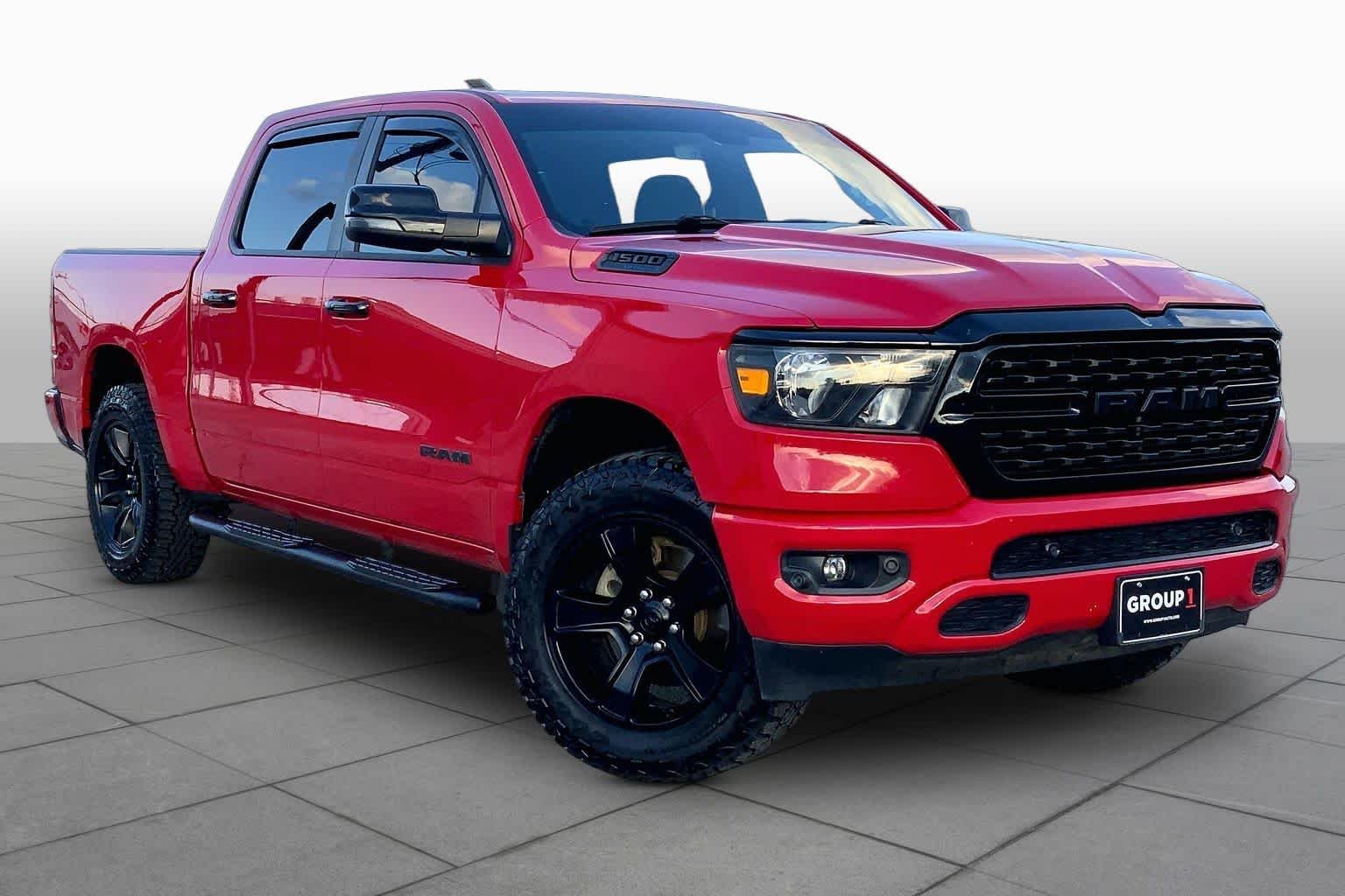 Used 2023 Flame Red Clearcoat Ram Lone Star image 3
