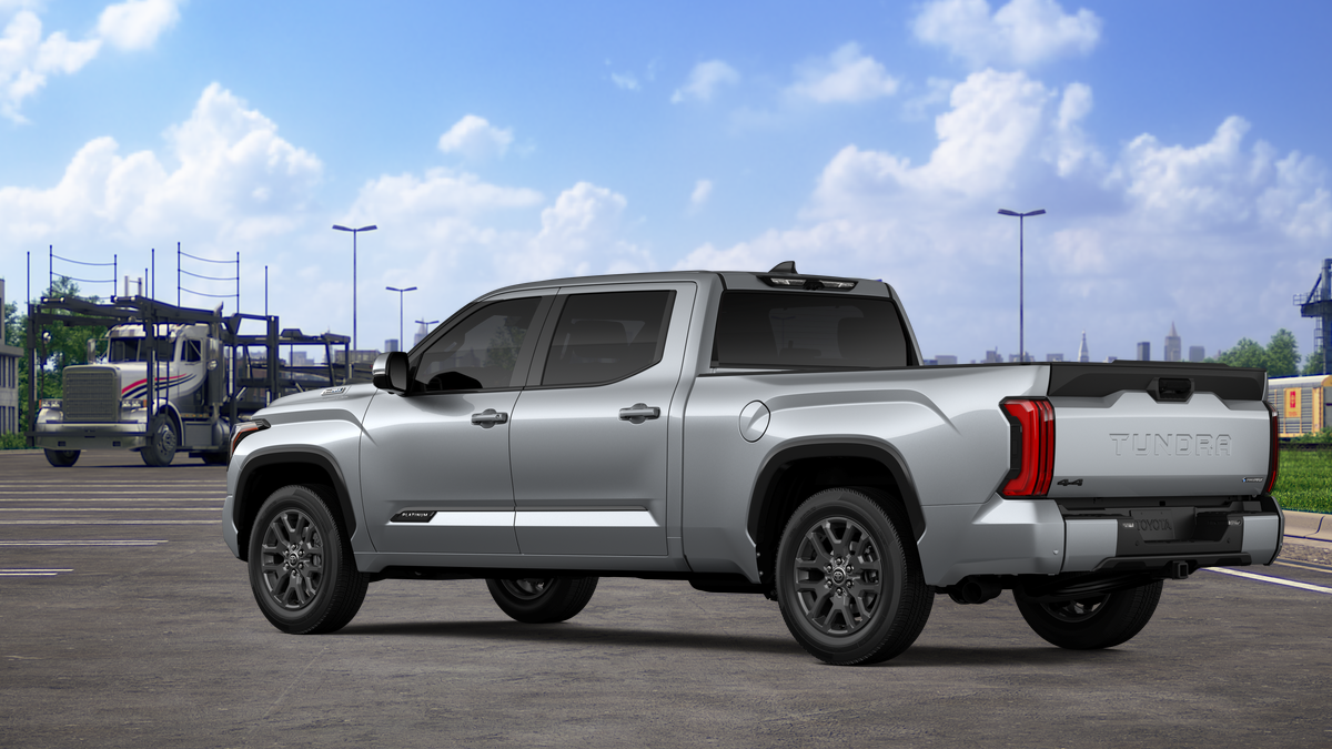 New 2026 Celestial Silver Metallic Toyota Tundra Platinum image 8