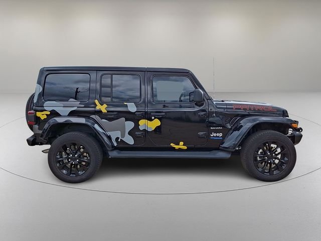 Used 2021 Black Jeep Unlimited Sahara 4xe image 12