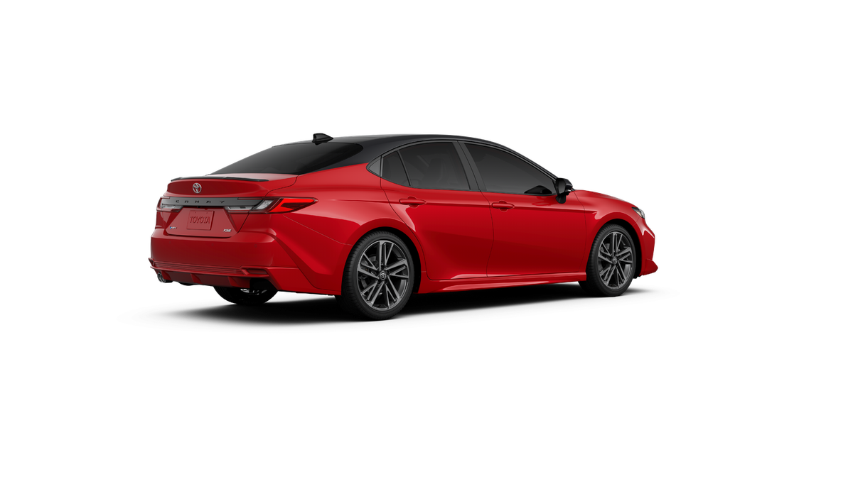 New 2027 Supersonic Red with Midnight Black Metallic roof Toyota XSE image 50