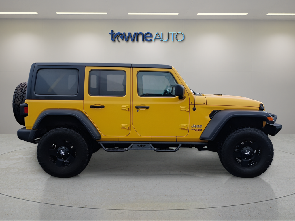 Used 2018 Yellow Jeep Unlimited Sport S image 6