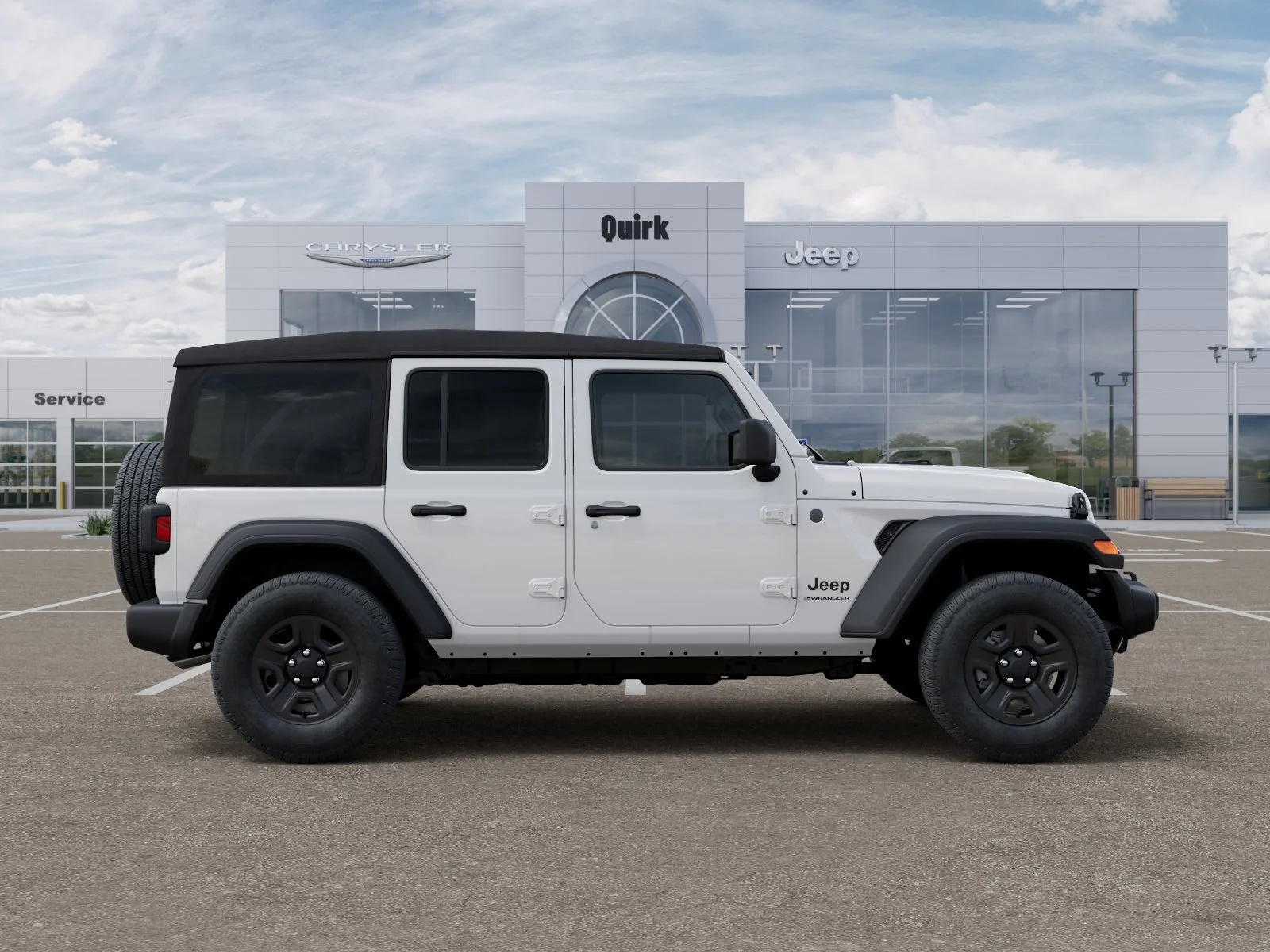 New 2026 Bright White Clear-Coat Exterior Paint Jeep Sport image 21