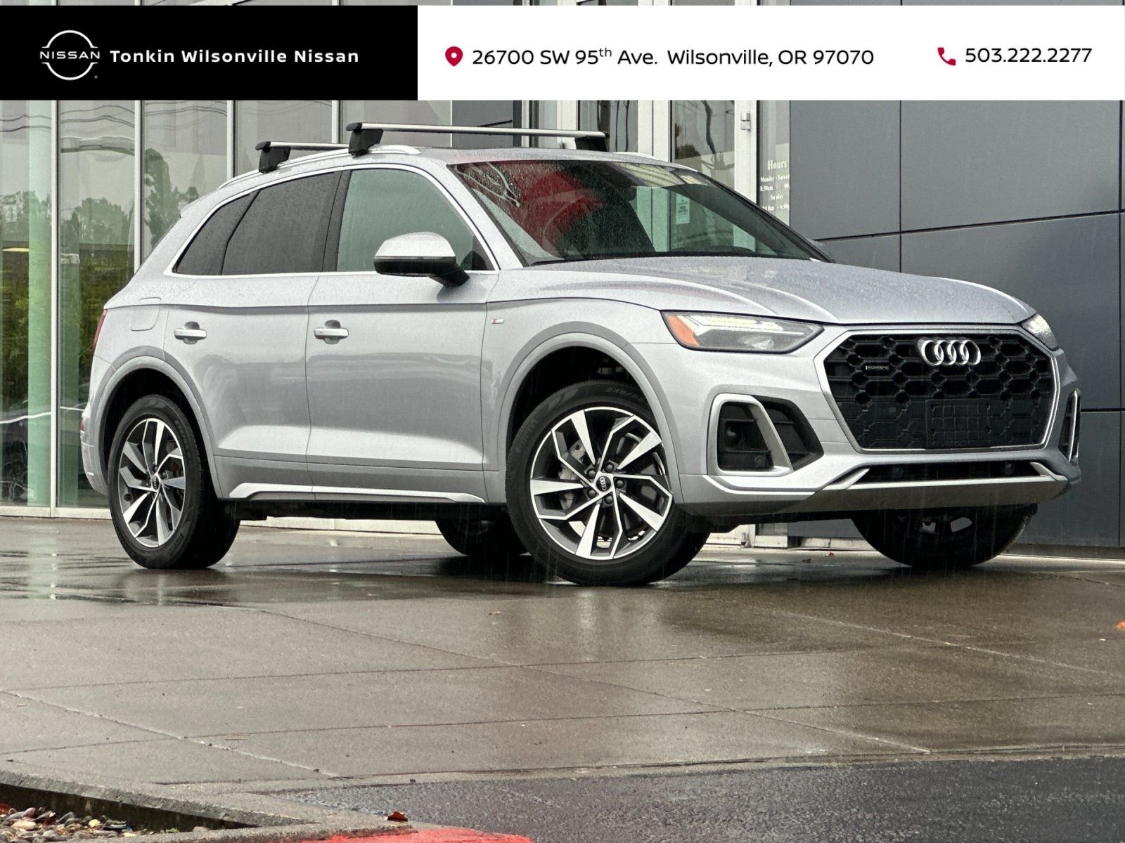 Used 2022 Gray Audi 45 S line Premium image 1