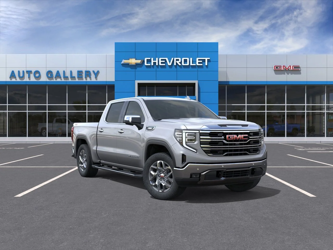 New 2026 Sterling Metallic GMC SLT image 1