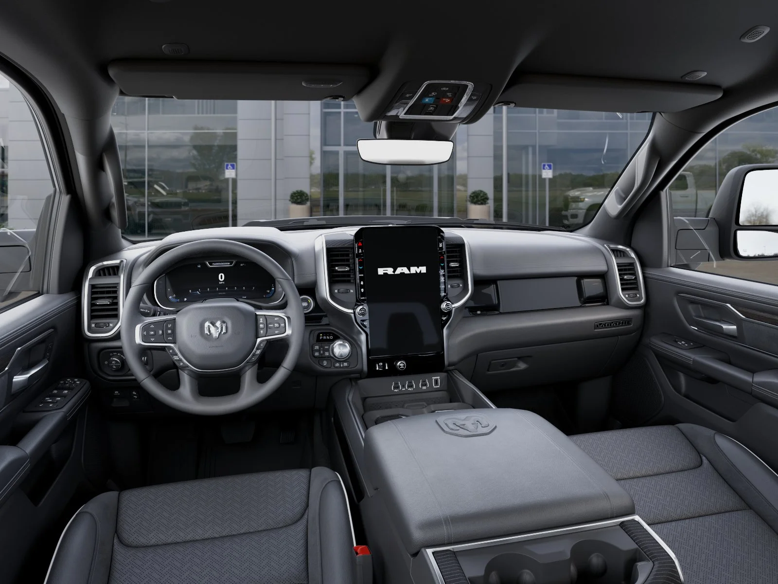 New 2026 Bright White Clear-Coat Exterior Paint RAM Laramie image 40