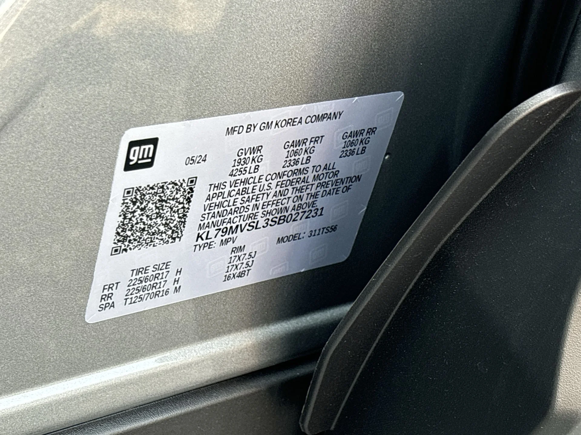 New 2025 Sterling Gray Metallic Chevrolet ACTIV image 60