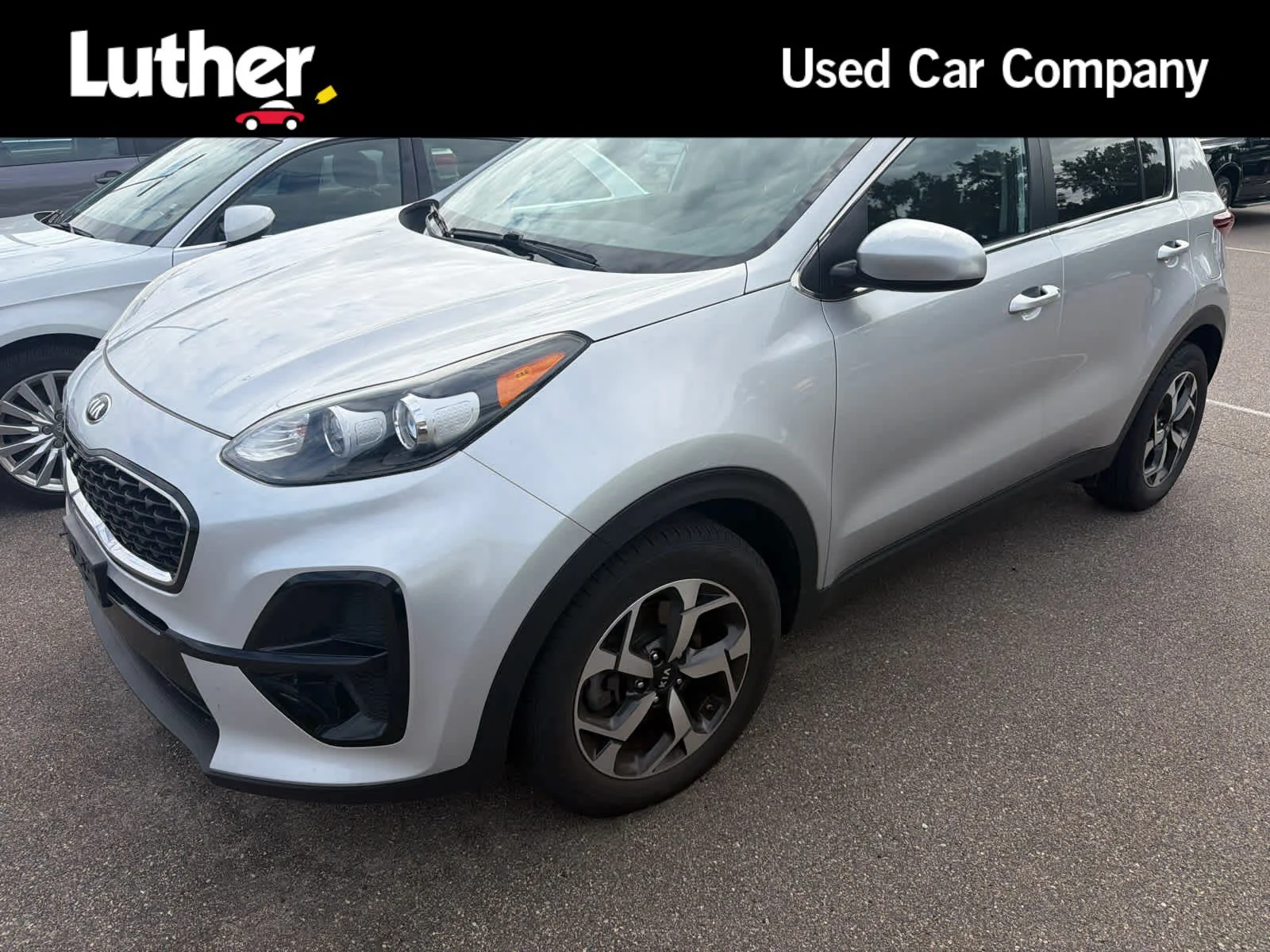Used 2020 Sparkling Silver Kia LX image 1