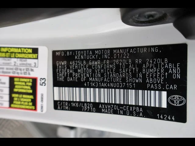 Used 2022 White Toyota XSE image 28