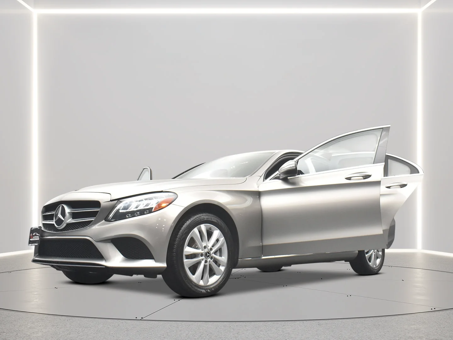 Used 2019 Selenite Grey Metallic Mercedes-Benz C 300 image 1