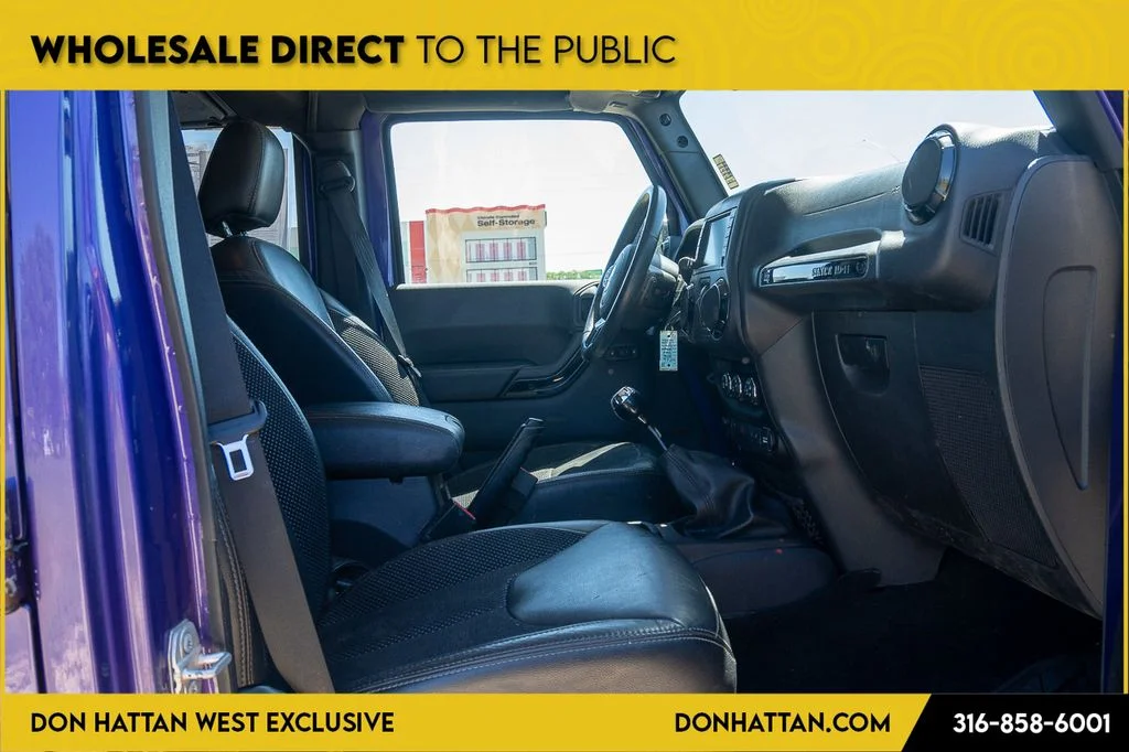 Used 2016 Purple Jeep Unlimited Sahara image 16