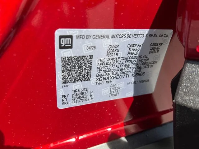 New 2026 Radiant Red Tintcoat Chevrolet LT image 32