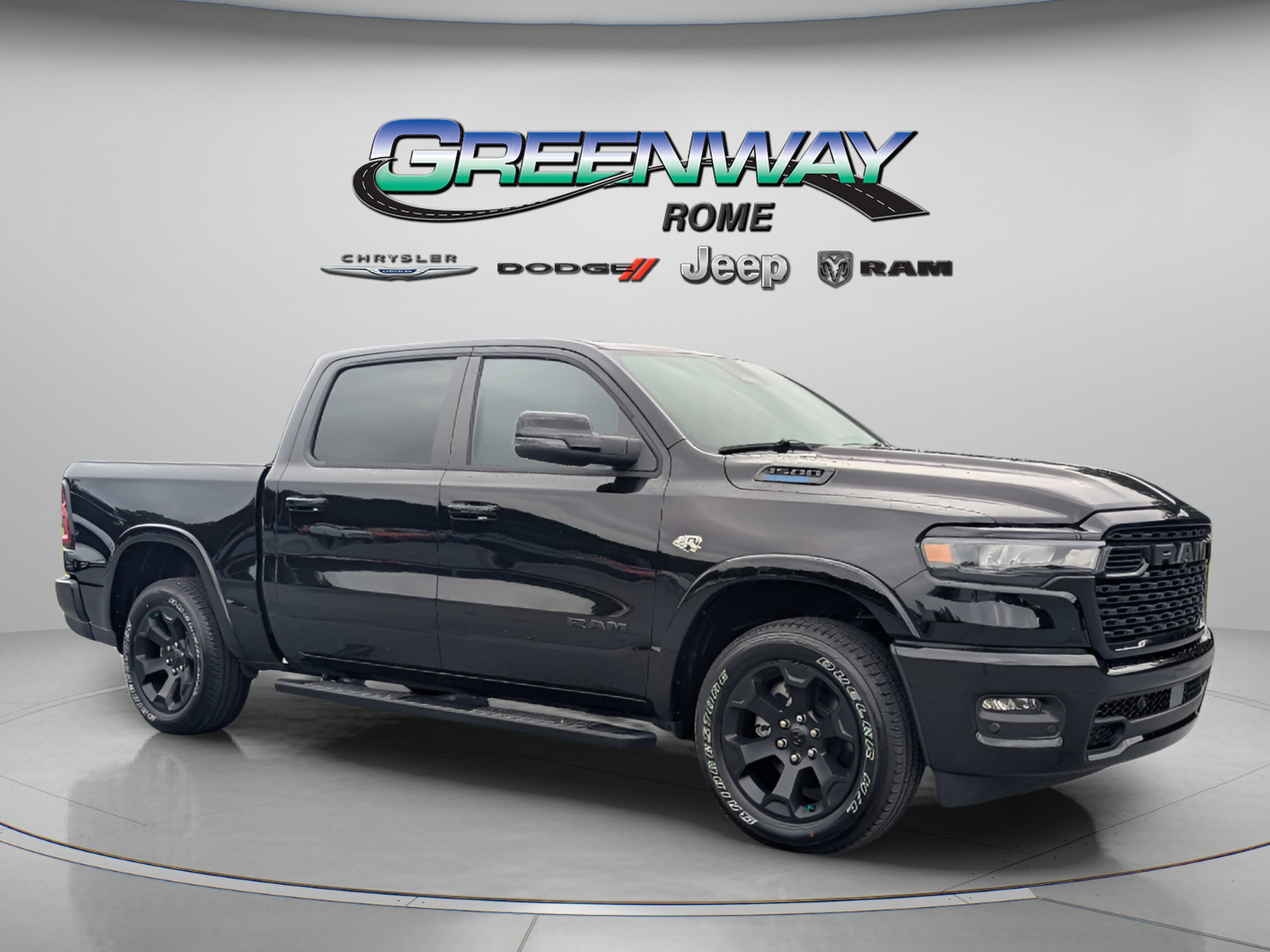 New 2026 Diamond Black Crystal Pearlcoat RAM Big Horn image 1