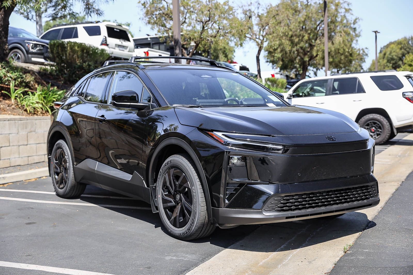 New 2026 Midnight Black Metallic Toyota  SE image 3