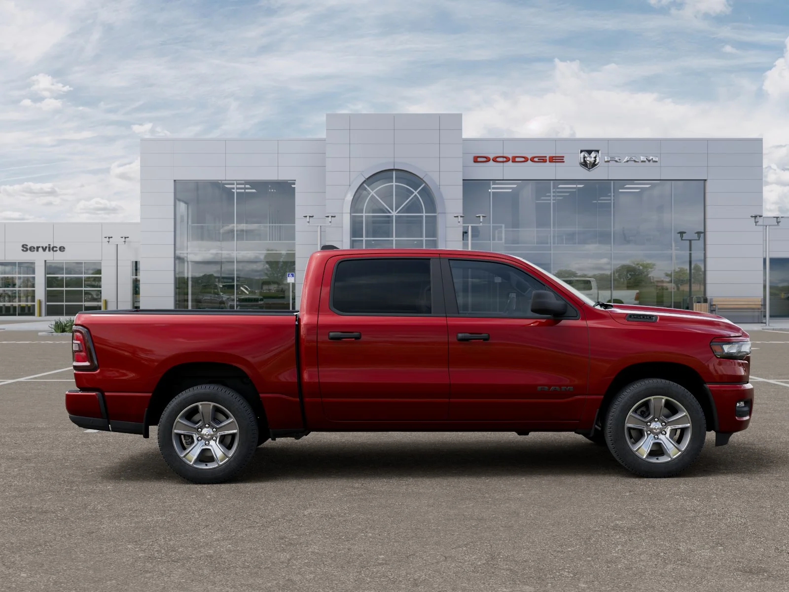 New 2026 Molten Red Pearlcoat RAM Express image 47